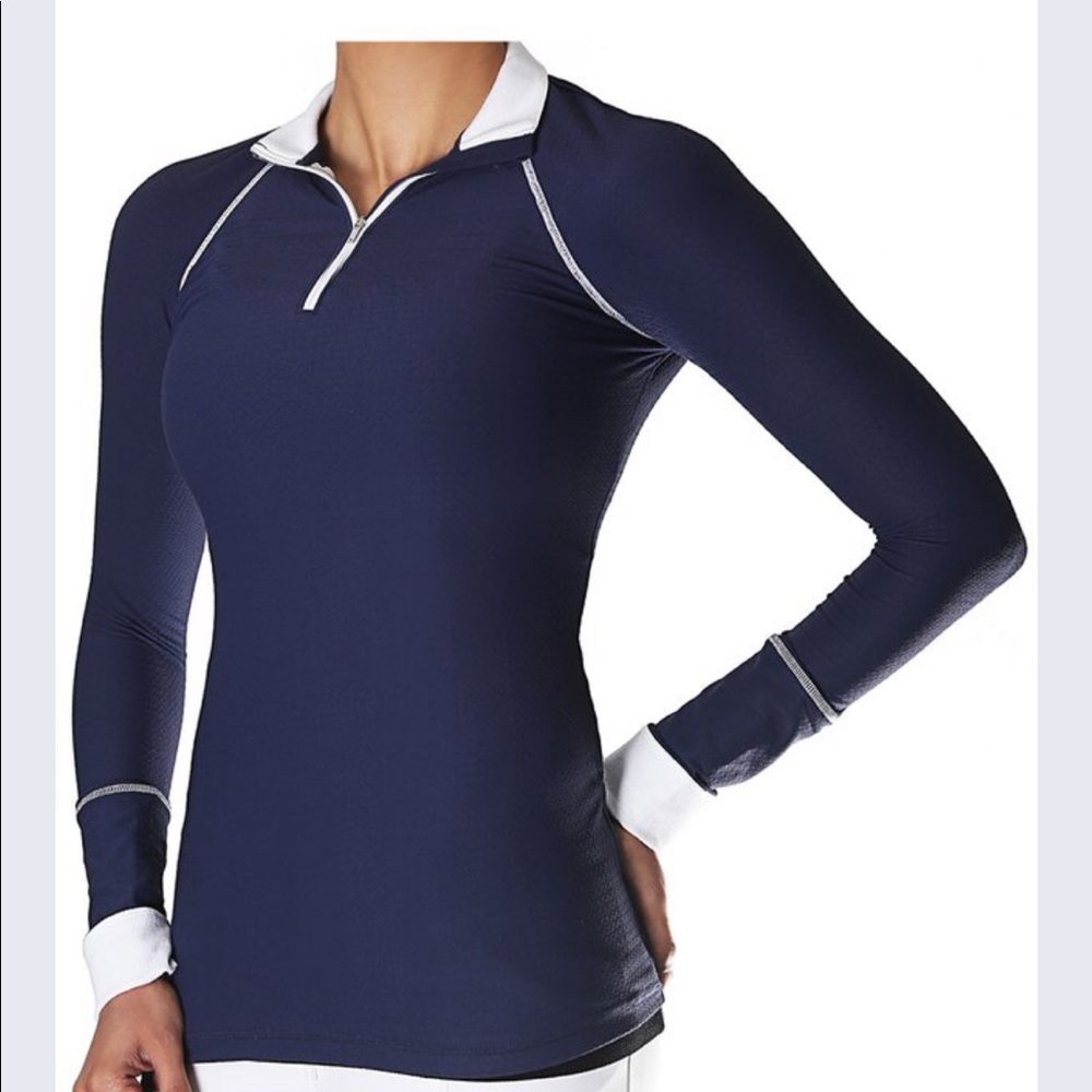 Ghodho PERFORMANCE SUNSHIRT UPF50+ NAVY -Small